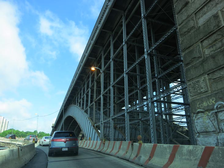 Washington Bridge From Major Deegan-Cross Bronx On Ramp, The Bronx, June 2, 2012