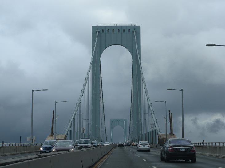 Crossing Bronx-Whitestone Bridge Into The Bronx, August 22, 2009