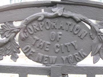 Portion of Gate at Calvary Veterans Park, Queens