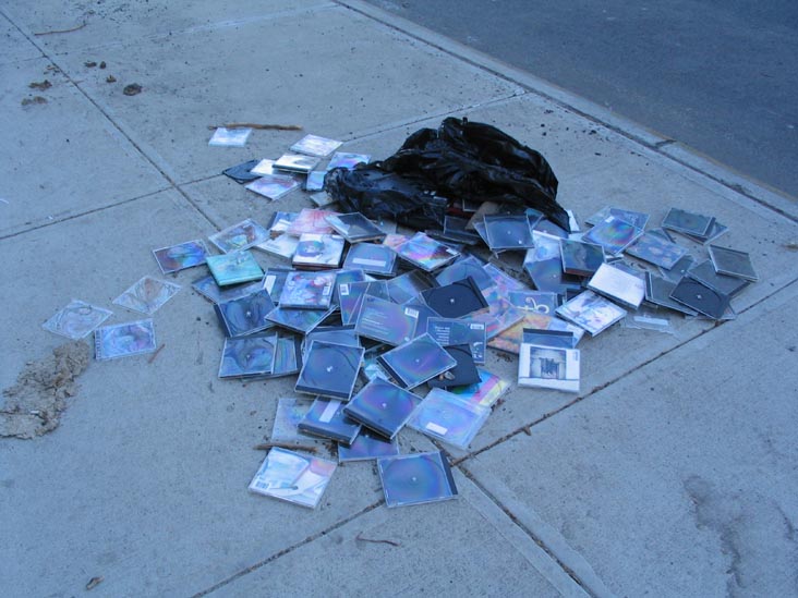 Empty CD Cases, 50th Avenue, Long Island City