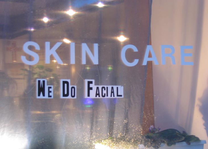 Skin Care, Sullivan Street, Greenwich Village