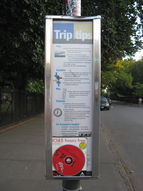 1045 Hours Free AOL 9.0 Starter Disk, Bedford Avenue and Nassau Avenue, Greenpoint, Brooklyn, July 12, 2009