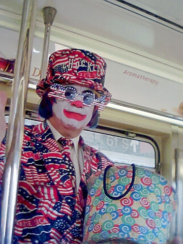 Chuckles the Clown, 7 Train, Queens