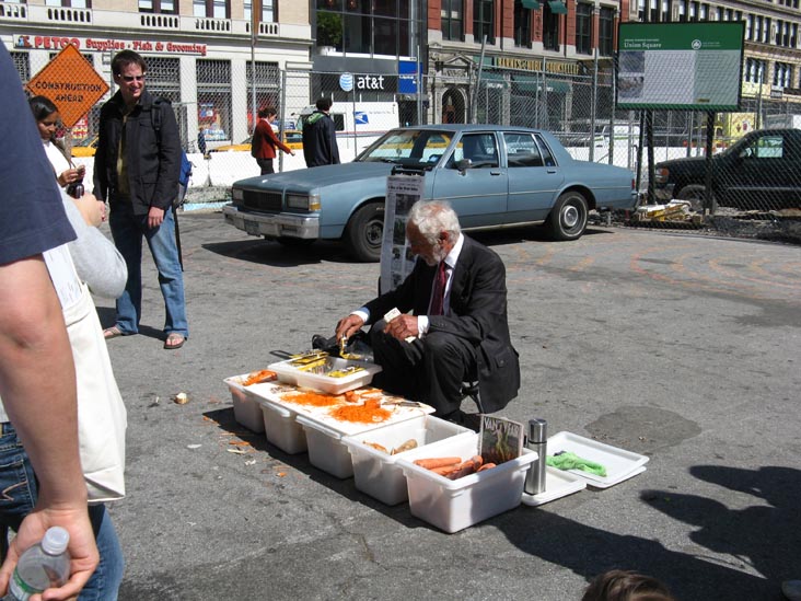 Joe Ades, Union Square, Manhattan, September 19, 2008
