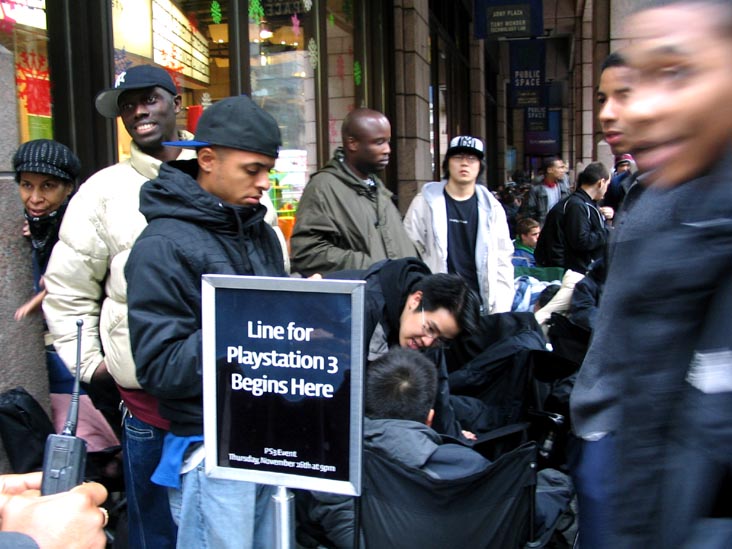 Sony Playstation 3 Release, 56th Street, November 16, 2006, 1:56 p.m.