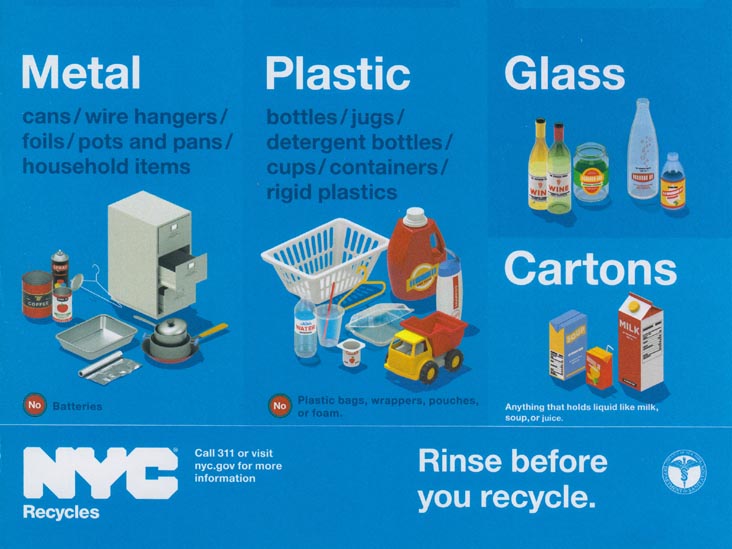 Updated Recycling: Metal, Glass and Plastic