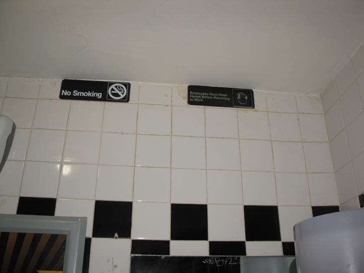 Employees Must Wash Hands, Midtown Manhattan, January 29, 2011