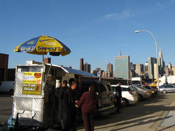 Food Cart, 44th Drive and Vernon Boulevard, NW Corner, Long Island City, Queens, November 4, 2009