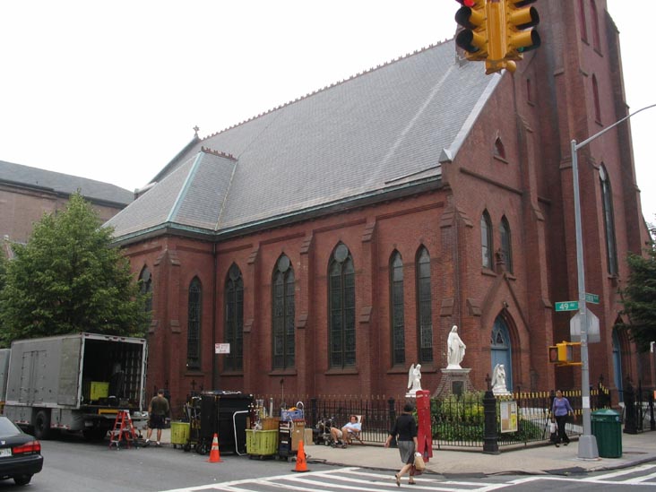 "Rescue Me," Vernon Boulevard and 49th Avenue, SE Corner, Hunters Point, Long Island City, Queens, July 12, 2006