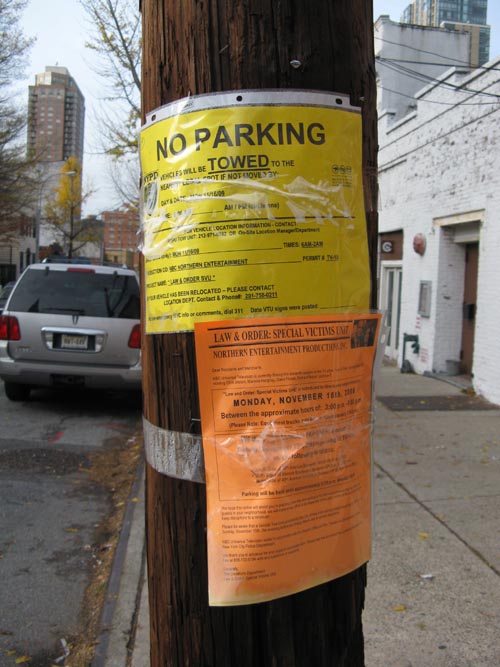 "Law & Order: SVU" Vehicle Towing Unit Notice, 49th Avenue, Hunters Point, Long Island City, Queens, November 15, 2009