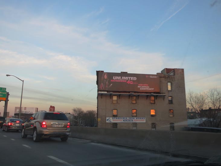 Brooklyn-Queens Expressway Near McGuinness Boulevard, Brooklyn, January 27, 2013