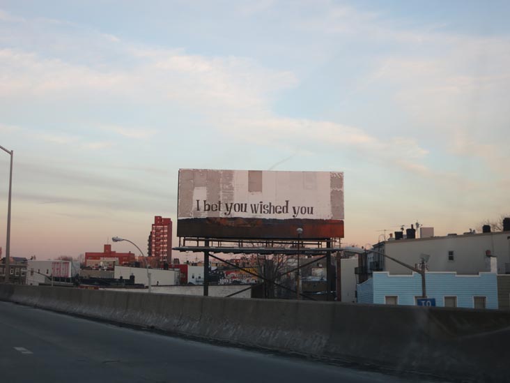 Brooklyn-Queens Expressway Near McGuinness Boulevard, Brooklyn, January 27, 2013