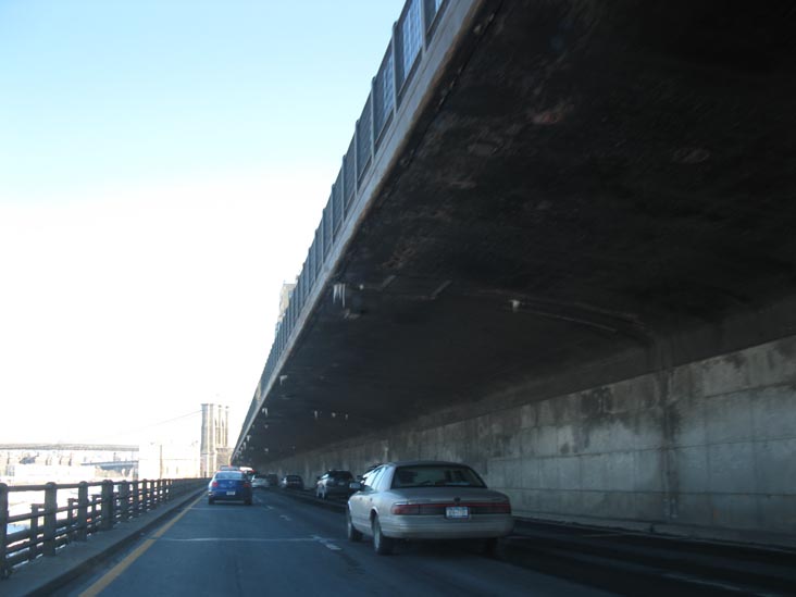 Brooklyn Heights Cantilevered Portion Of The Brooklyn-Queens Expressway, February 12, 2010
