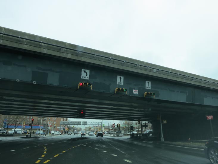 Brooklyn-Queens Expressway at Northern Boulevard, Woodside, Queens, March 19, 2013