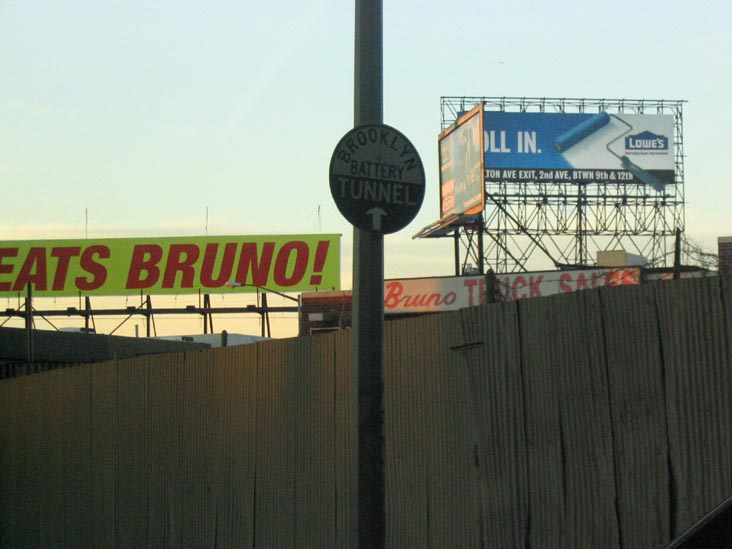 Avoiding Traffic on the Gowanus Expressway: Bruno Truck Sales, 465 Hamilton Avenue, Brooklyn