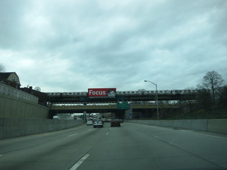Brooklyn-Queens Expressway Near Broadway, Woodside, Queens, April 16, 2013
