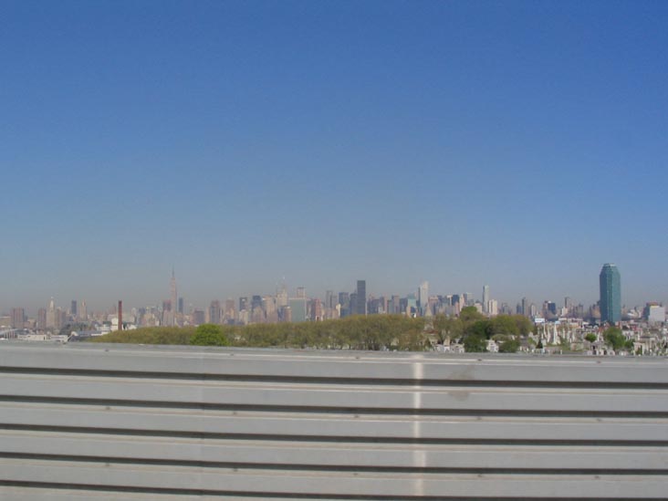 Midtown Manhattan Skyline From Brooklyn-Queens Expressway, April 27, 2006