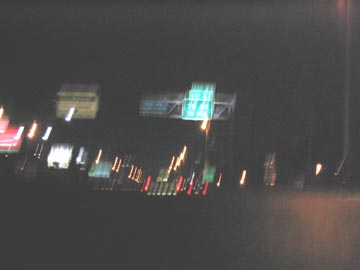 Approaching the 38th Street Exit, Gowanus Expressway, July 19, 2004