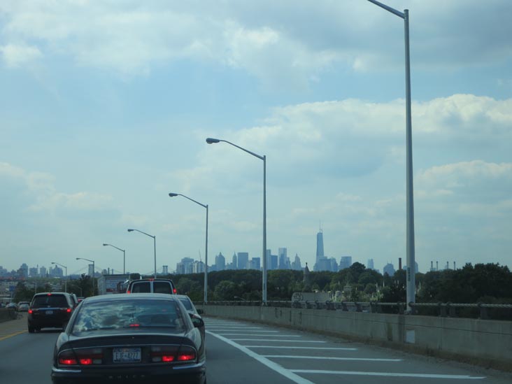 One World Trade Center From Brooklyn-Queens Expressway Near LIE Interchange, Queens, August 17, 2013