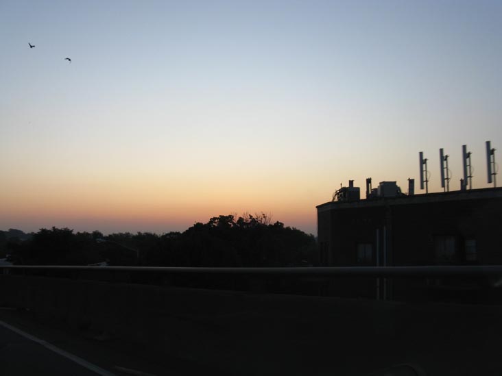 Dawn Over Brooklyn-Queens Expressway, Woodside, Queens, September 28, 2009