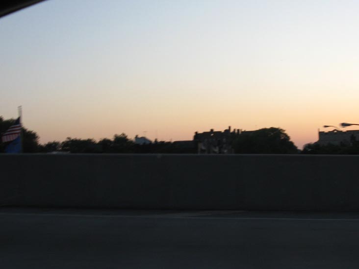Dawn Over Brooklyn-Queens Expressway, Woodside, Queens, September 28, 2009