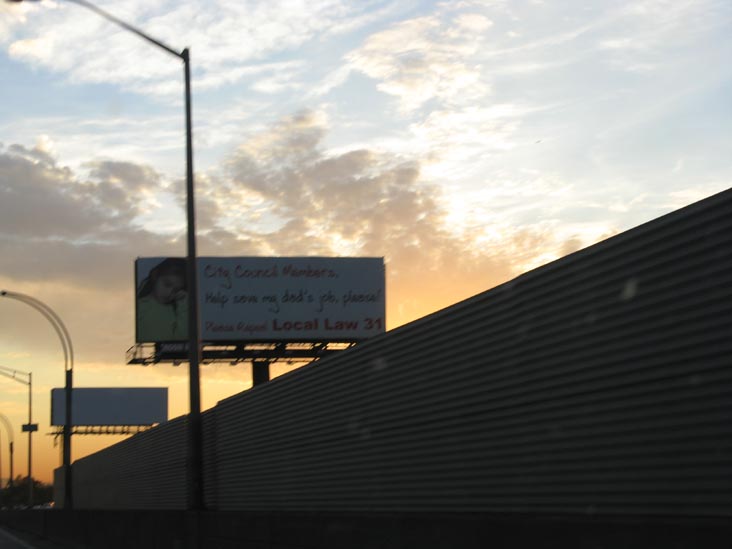 Brooklyn-Queens Expressway, Woodside, Queens, October 11, 2010