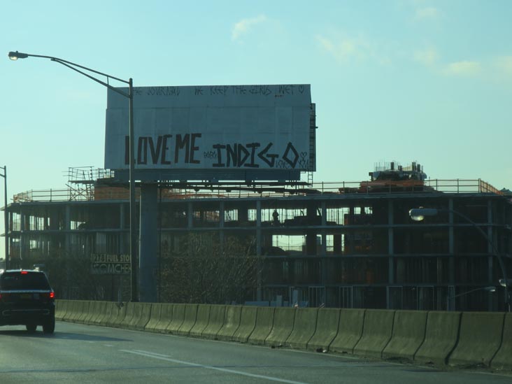 Brooklyn-Queens Expressway at Williamsburg, Brooklyn, December 26, 2013
