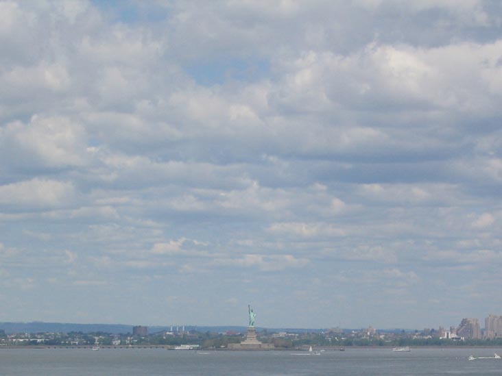 Statue of Liberty from Bush Terminal, Sunset Park, Brooklyn