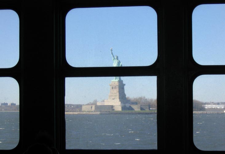 Statue of Liberty from the Staten Island Ferry During the Day