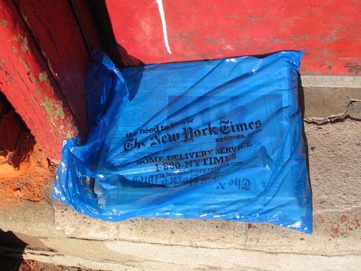 New York Times Home Delivery Bag