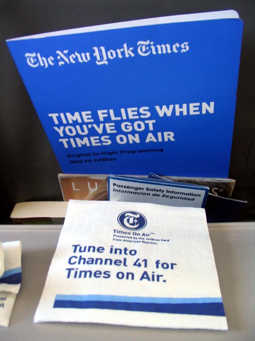 Times on Air, JetBlue Flight 755, February 7, 2008