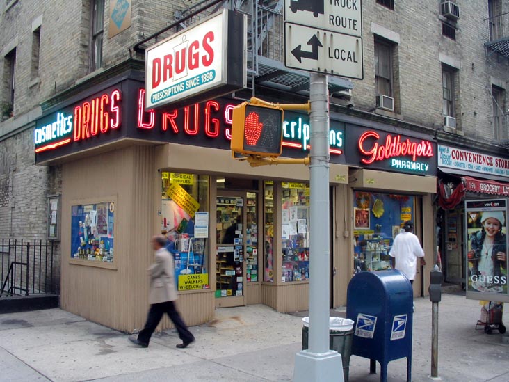 Goldberger's Pharmacy, 1200 First Avenue, Upper East Side, Manhattan