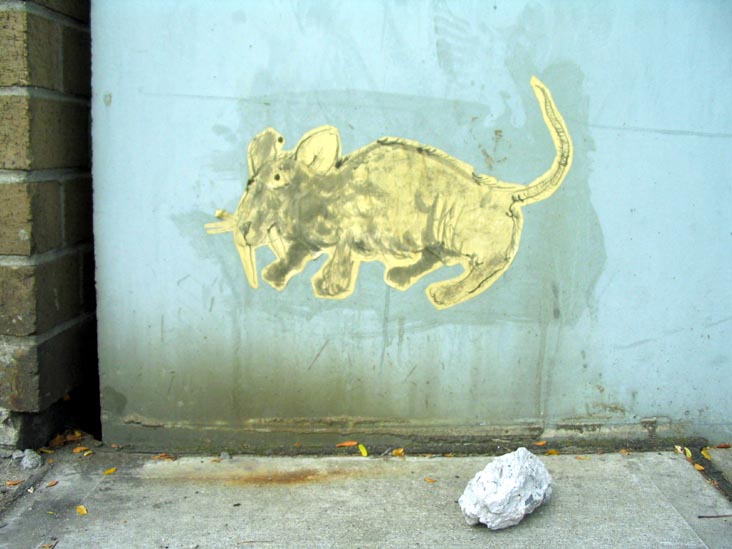Rat, Vernon Boulevard, Hunters Point, Long Island City, Queens, October 2, 2007