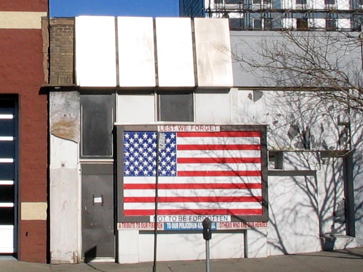 September 11 Memorial, 44th Drive, Long Island City, Queens, February 24, 2007
