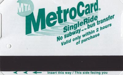 Single Ride MetroCard