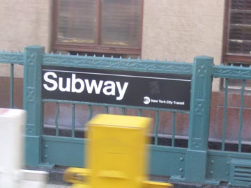 Subway Stop, Upper West Side, Manhattan