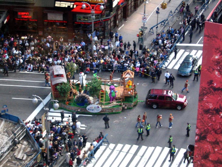 Barney and Friends Float, Macy's Thanksgiving Day Parade, Times Square, Midtown Manhattan, November 25, 2004