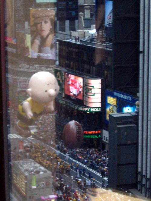 Charlie Brown and Football, Macy's Thanksgiving Day Parade, Times Square, Midtown Manhattan, November 25, 2004