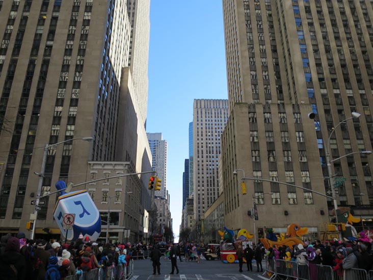 Dreidel, Macy's Thanksgiving Day Parade, 49th Street and Sixth Avenue, Midtown Manhattan, November 28, 2013