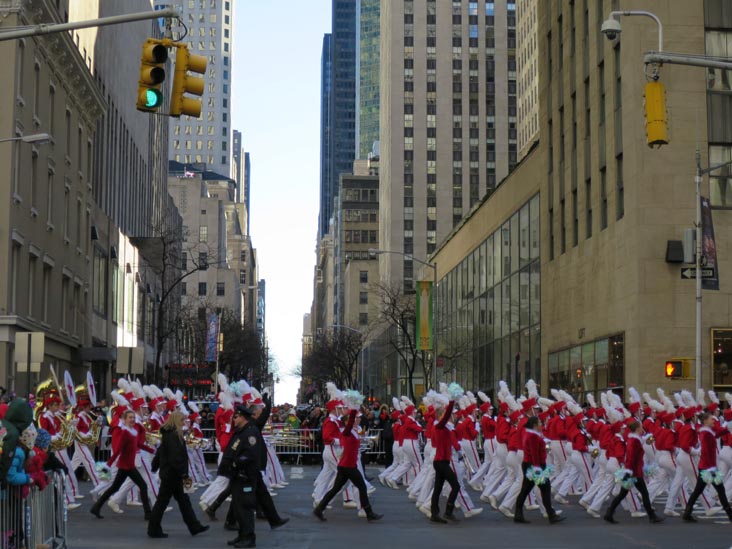Marching Band, Macy's Thanksgiving Day Parade, 49th Street and Sixth Avenue, Midtown Manhattan, November 28, 2013