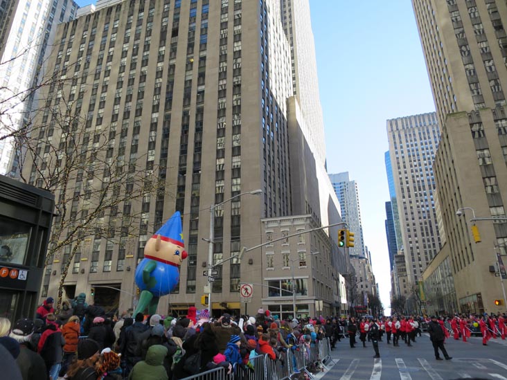 Macy's Thanksgiving Day Parade, 49th Street and Sixth Avenue, Midtown Manhattan, November 28, 2013