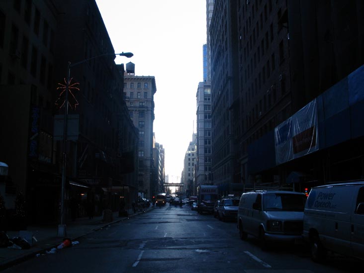 60th Street Looking East From Park Avenue, Transit Strike, December 21, 2005