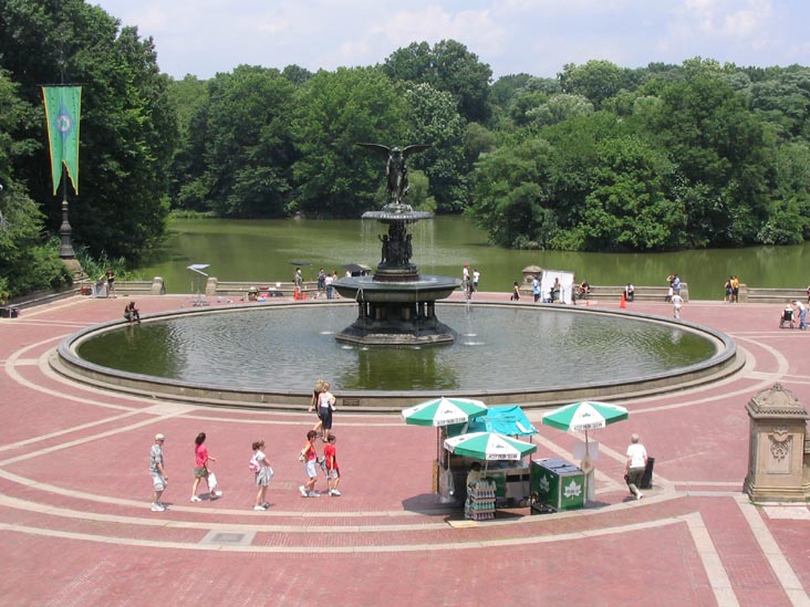 Bethesda Fountain, Summer 2004, Central Park, Manhattan