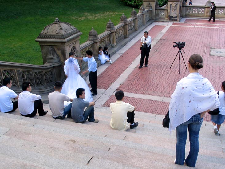 Wedding Pictures, Bethesda Terrace, Central Park, Manhattan, August 15, 2006