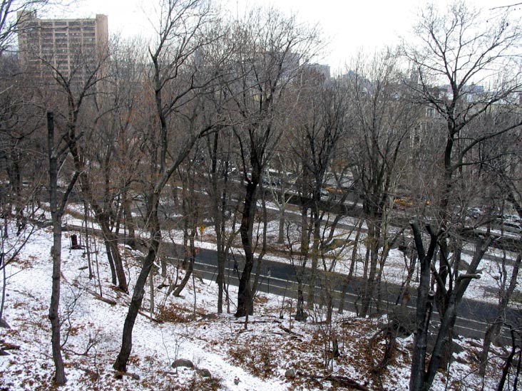 View From The Blockhouse Towards Central Park North, Central Park, Manhattan