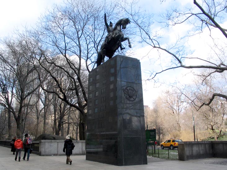 Jose de San Martin Monument, Bolivar Plaza, Central Park South at Sixth Avenue, Central Park, Manhattan