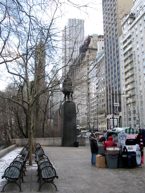 Bolivar Plaza, Central Park South at Sixth Avenue, Central Park, Manhattan