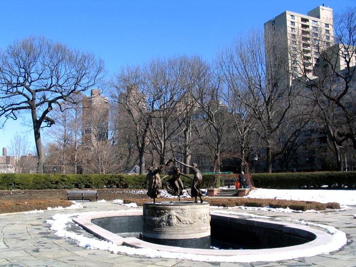 Untermeyer Fountain, Conservatory Garden, Central Park, Manhattan, February 28, 2007