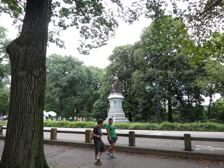 Daniel Webster Monument, Central Park, Manhattan, August 18, 2012