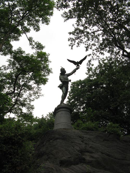 The Falconer, Central Park, Manhattan, July 7, 2009